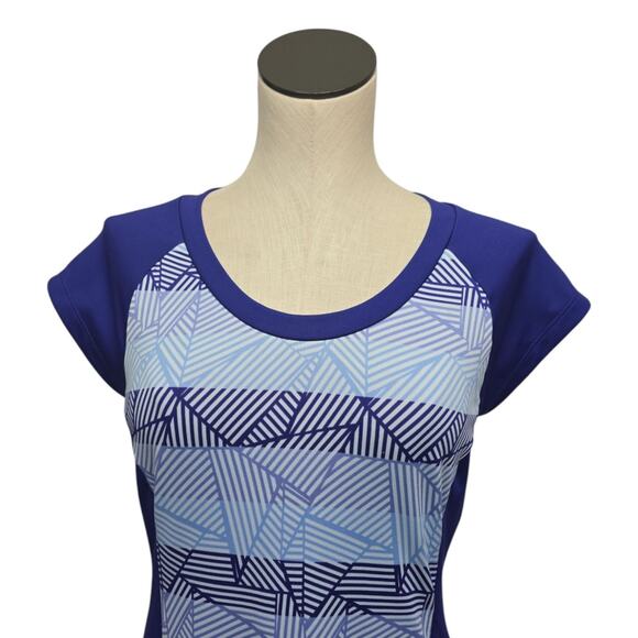 Title Nine Dream Active Dress Womens Size Small Scoop Neck Cap Sleeve Purple - Picture 7 of 8